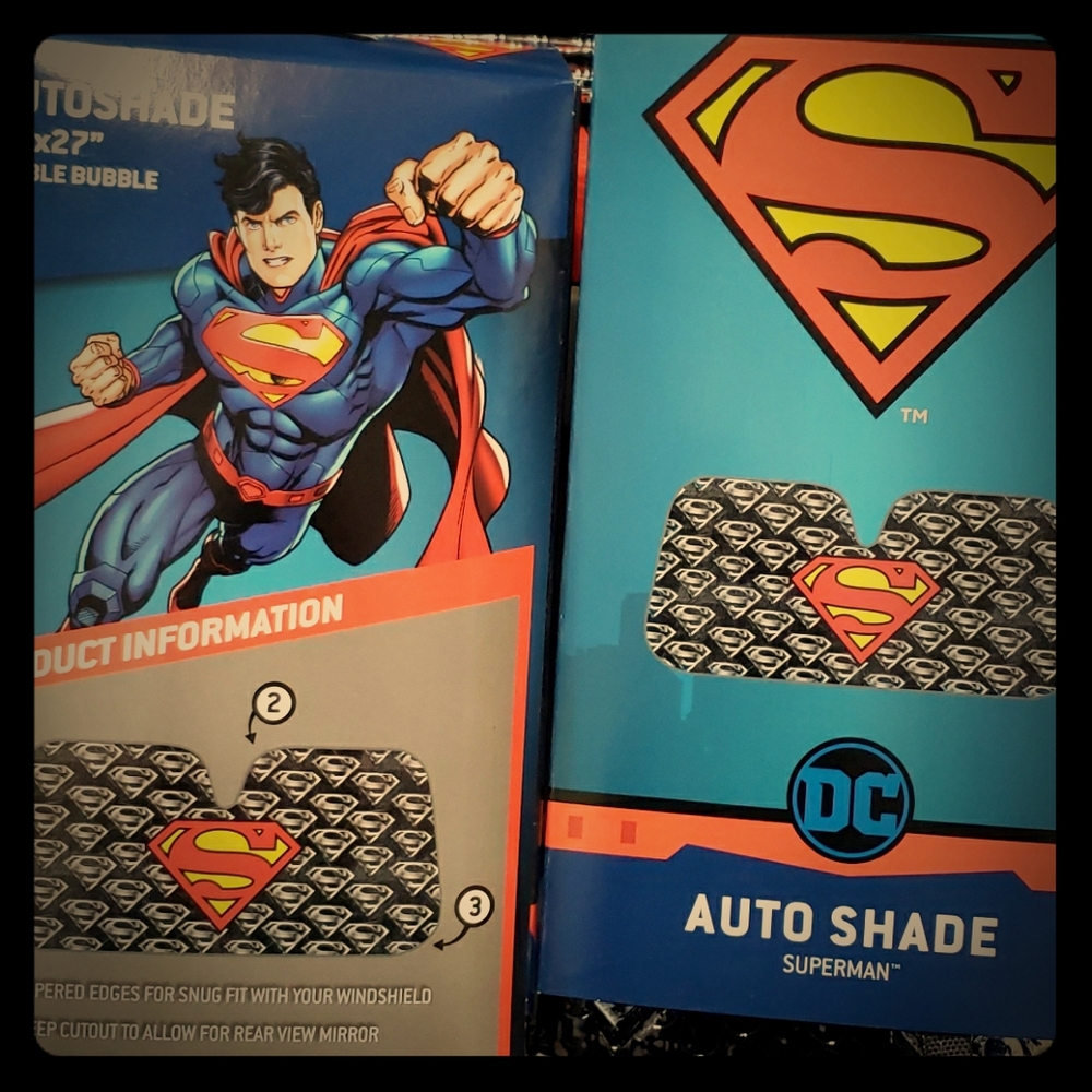 Superman Auto sunshades